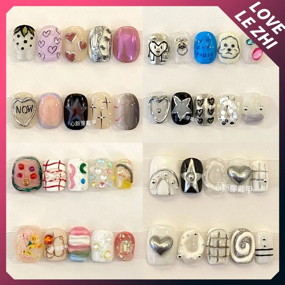 Nail Art Quotes - 10Pcs Diy Creativity Funny Mash-Up Color