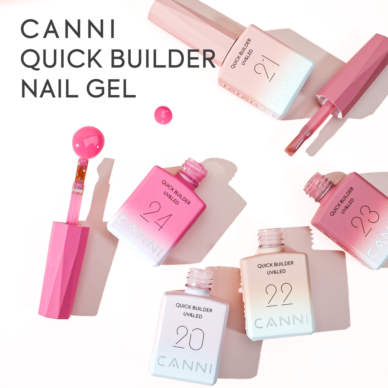 Nail Art Orange - CANNI Nail Gel Polish HEMA/TPO FREE