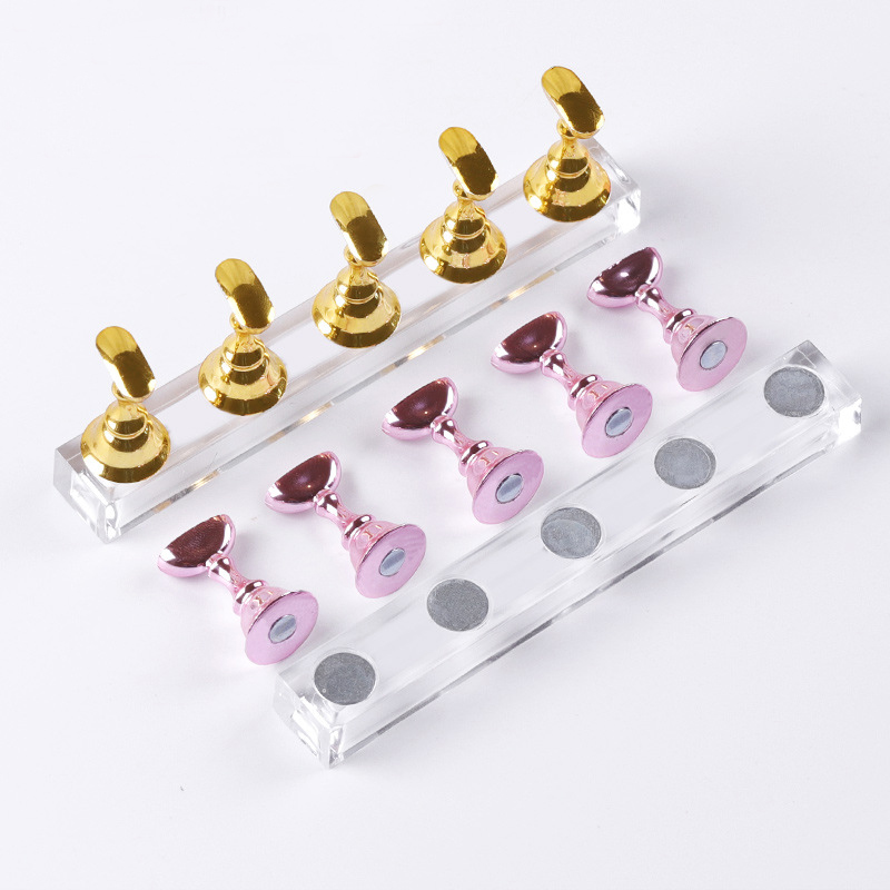 Nail Art Quotes - 5/30pcs/Set Magnetic Nail Holder False Nail