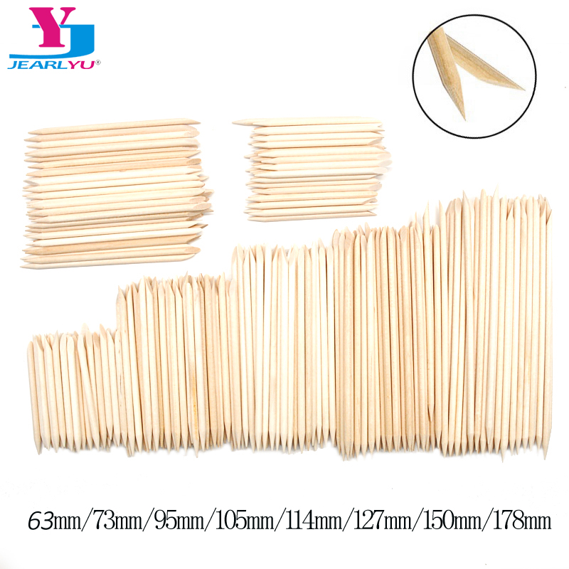 Nail Art Orange - 50/100 Pcs/Lot Wood Stick Cuticle Remover