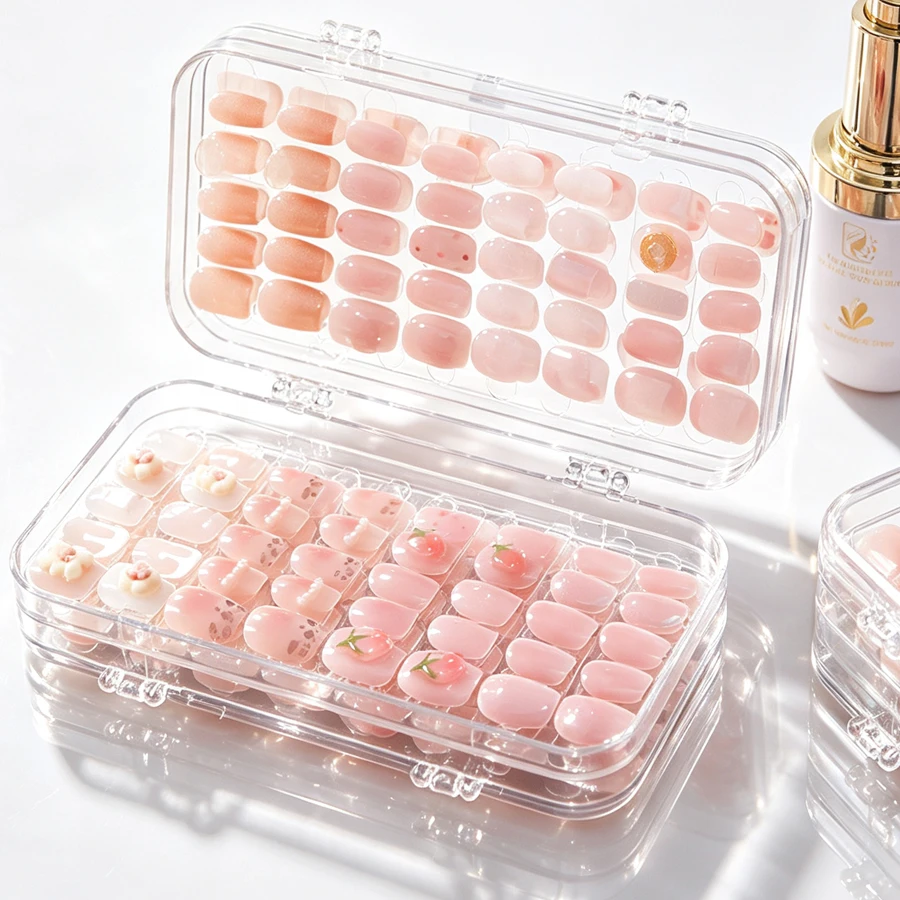 Nail Art Quotes - Clear Foldable Press On Nail Storage