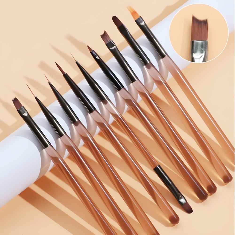 Nail Art Quotes - 9PCS Nail Brush for Nail Art