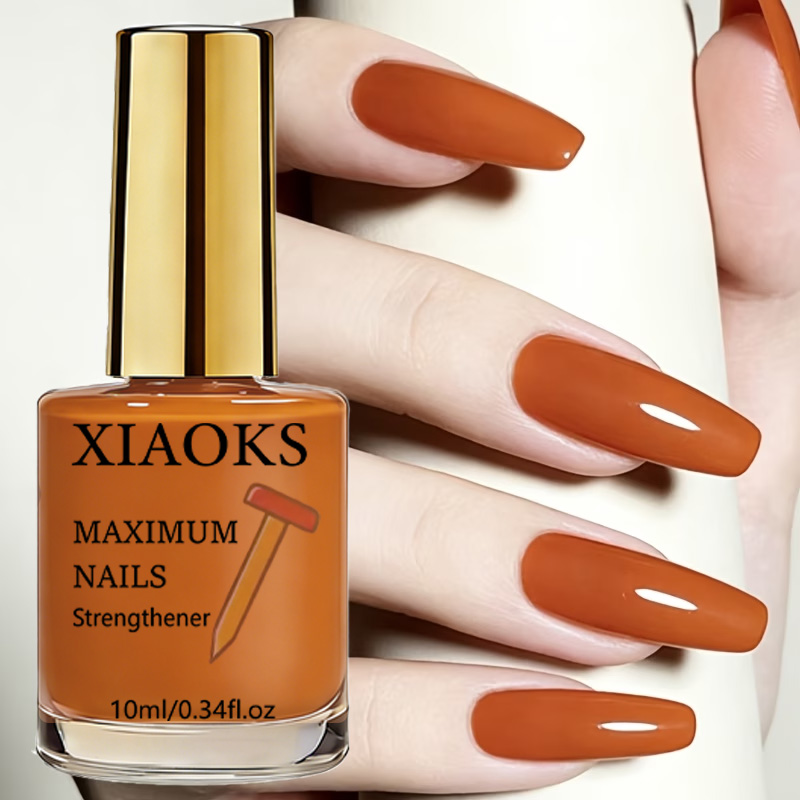 Caramel Orange Nail Strengthen - Nail Art Orange recension och pris