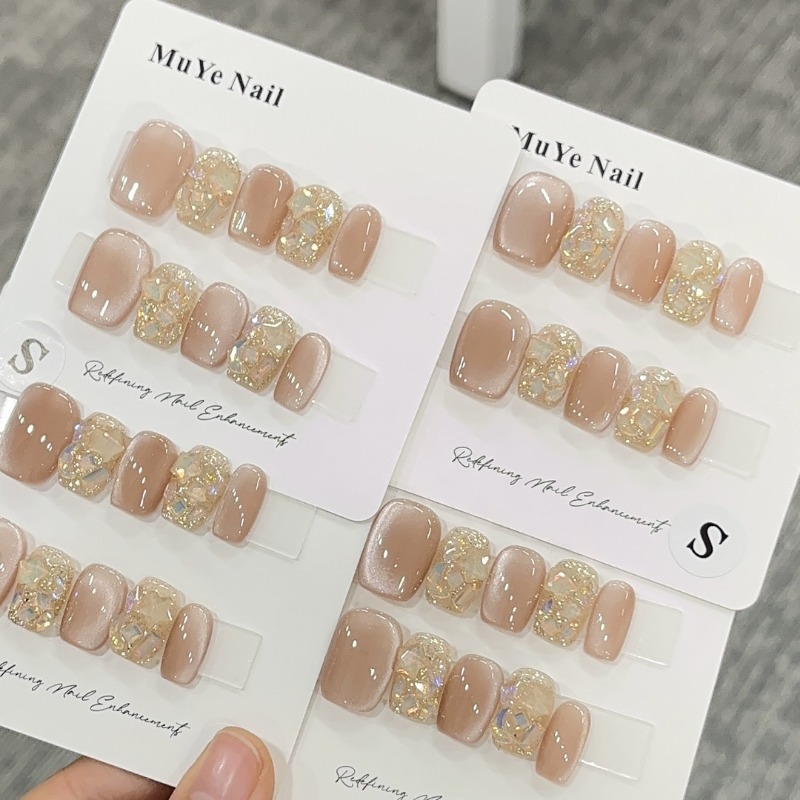 24pcs Summer Short Presss on N - Nail Art Fake Nails recension och pris