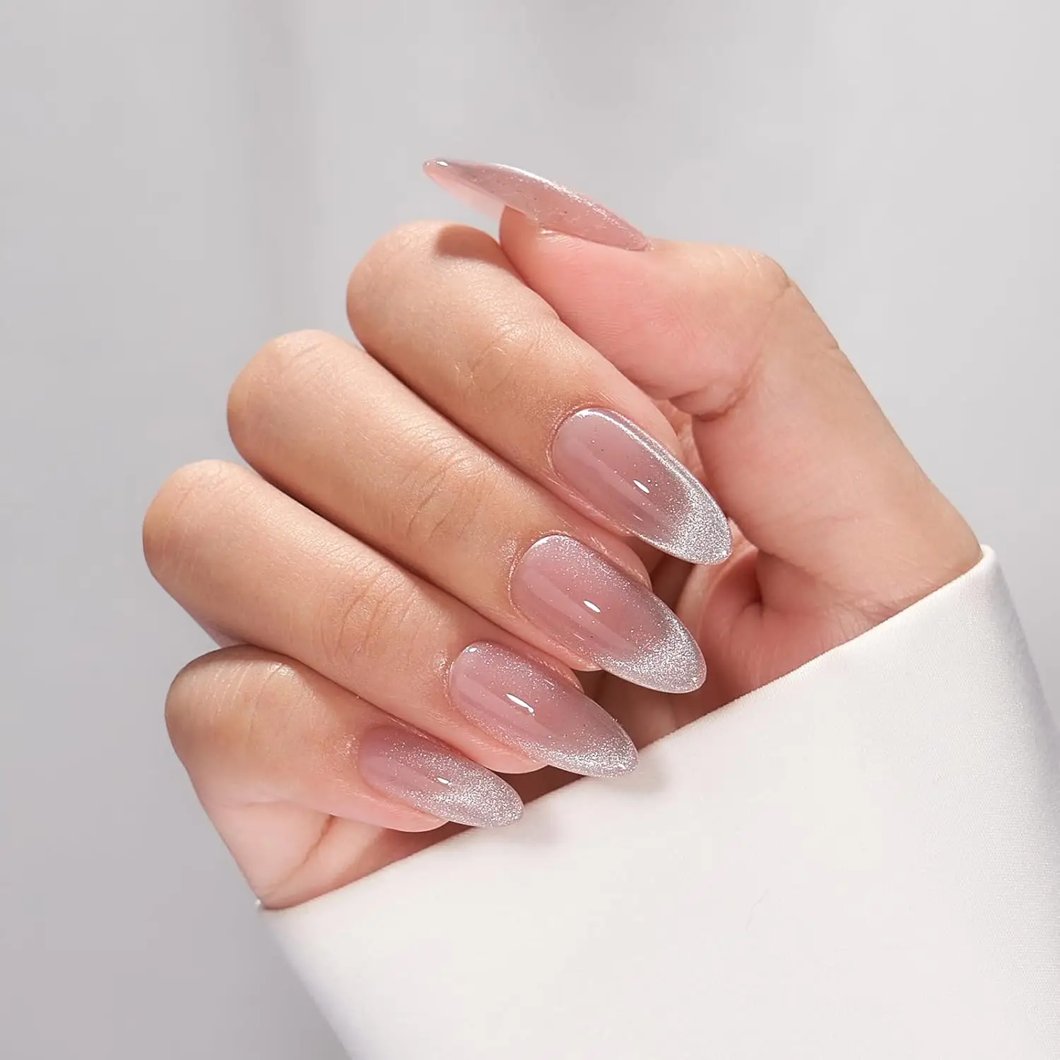 Press On Nails Almond - Medium - Nail Art Extension Cat Eye recension och pris