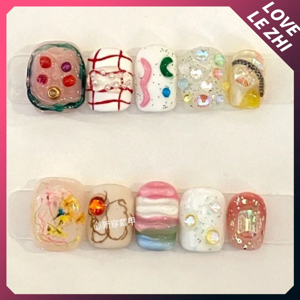 10Pcs Diy Creativity Funny Mas - Nail Art Quotes recension och pris