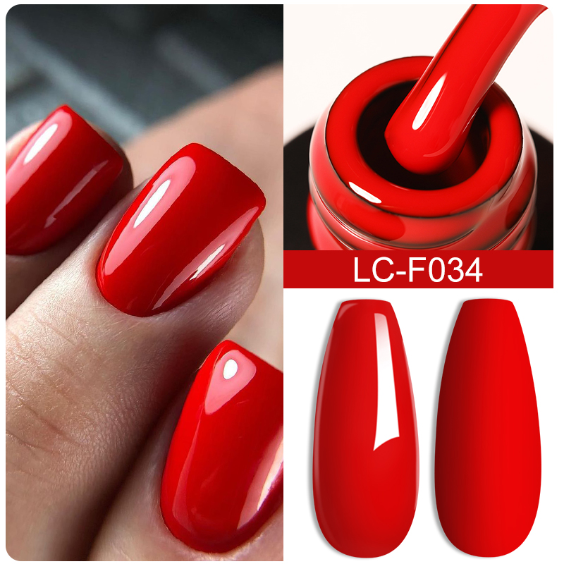 LILYCUTE Nail Gel Polish 7ML P - Nail Art Orange recension och pris