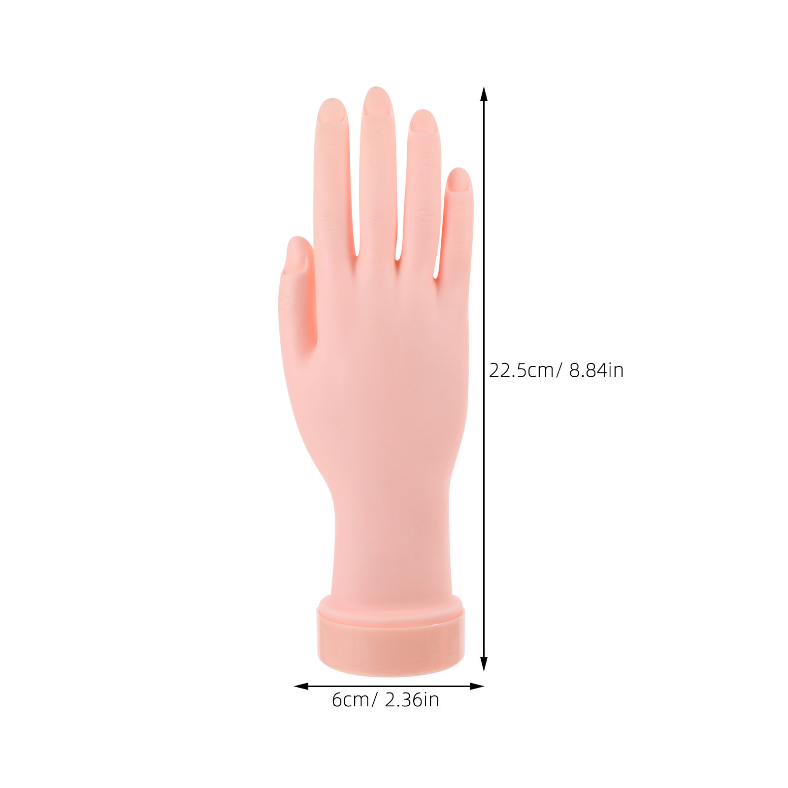 2Pcs Manicure Training Fake Ha - Nail Art Fake Nails recension och pris
