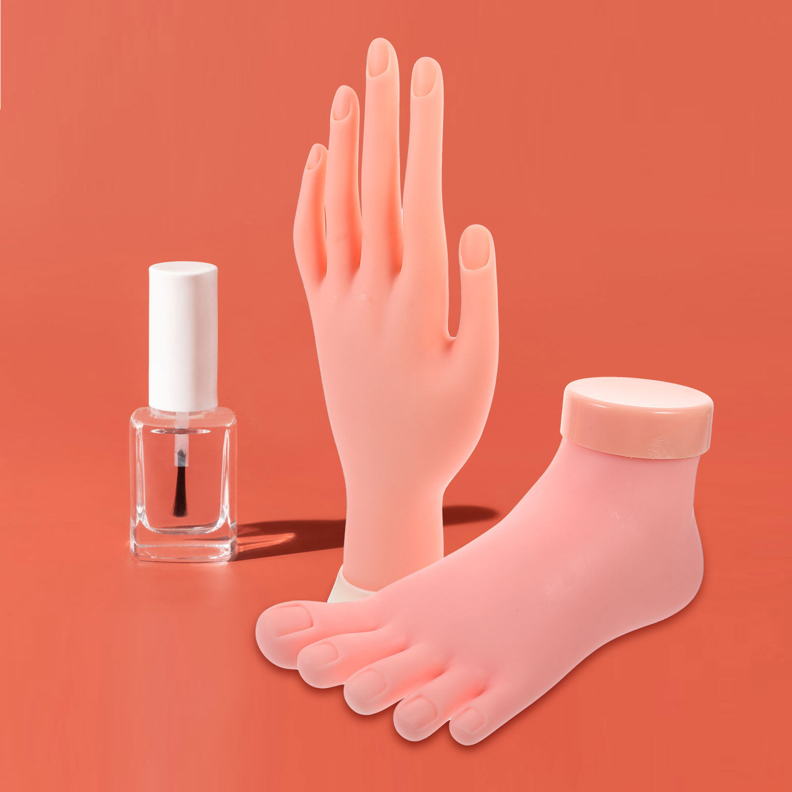 2Pcs Manicure Training Fake Ha - Nail Art Fake Nails recension och pris