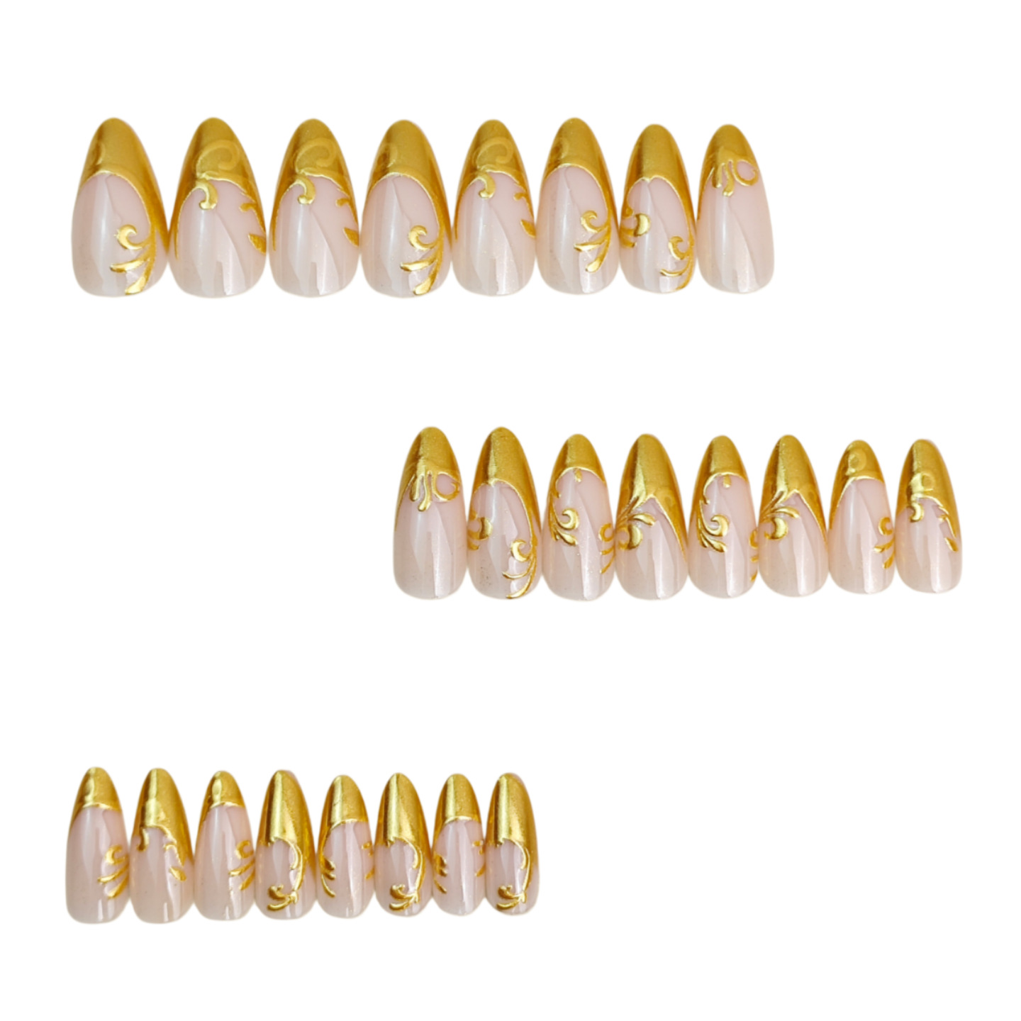 3D fake nails for women girls  - Nail Art Fake Nails recension och pris