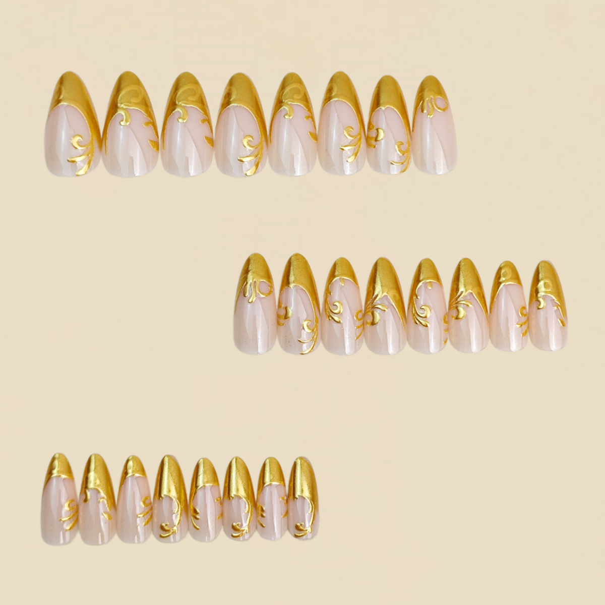 3D fake nails for women girls  - Nail Art Fake Nails recension och pris