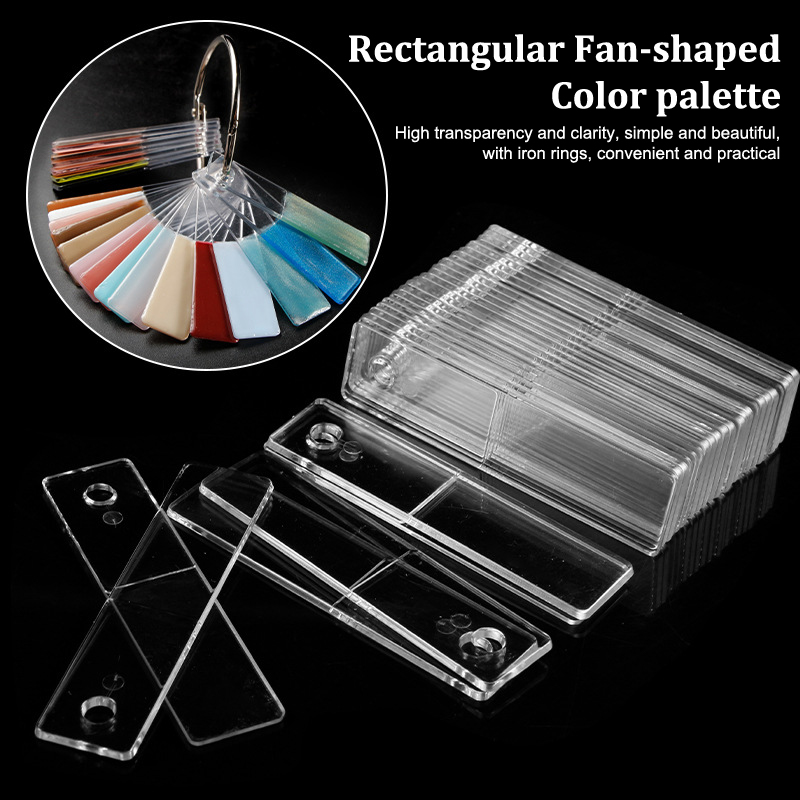 Rectangle Fake Nail Art Displa - Nail Art Quotes recension och pris