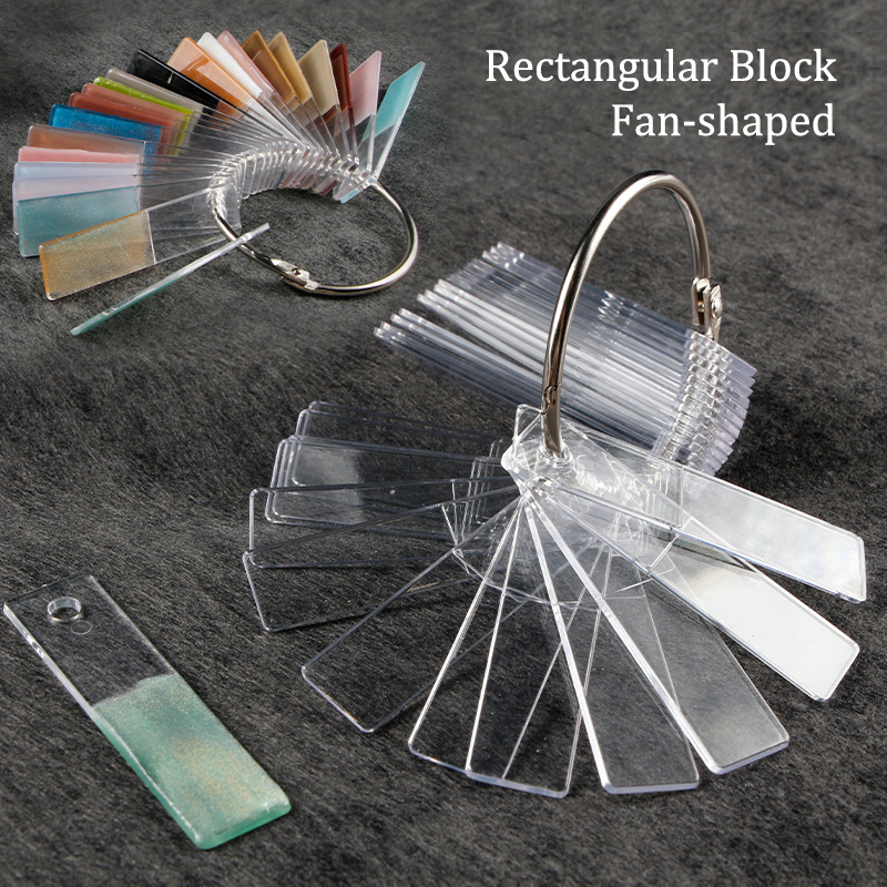 Rectangle Fake Nail Art Displa - Nail Art Quotes recension och pris