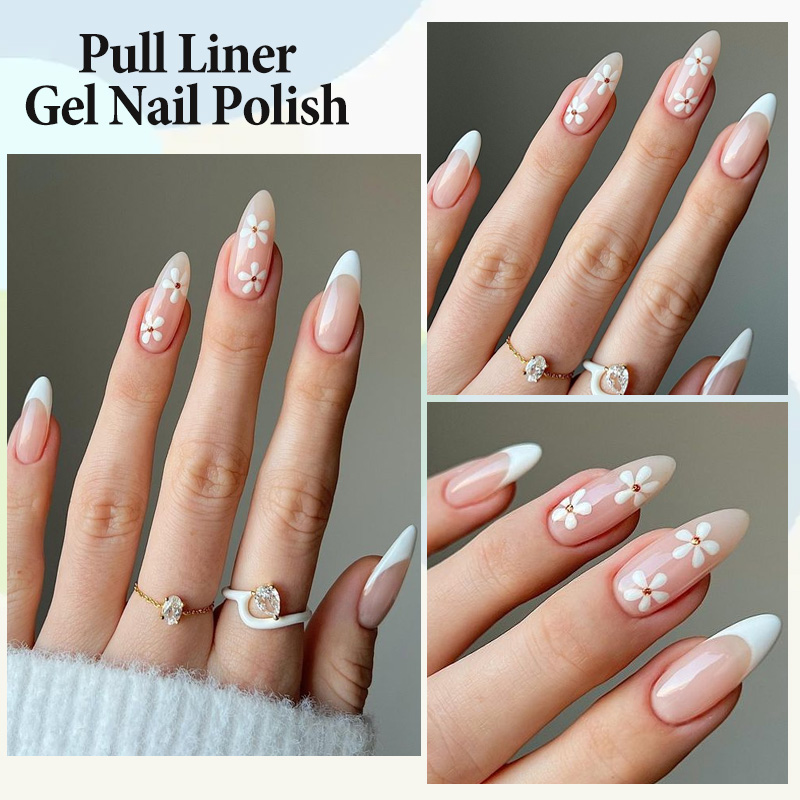 LILYCUTE 5ml White Black Liner - Nail Art Orange recension och pris