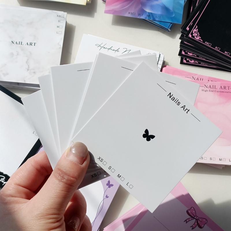 ●20 Sheets Press On Nail Botto - Nail Art Quotes recension och pris