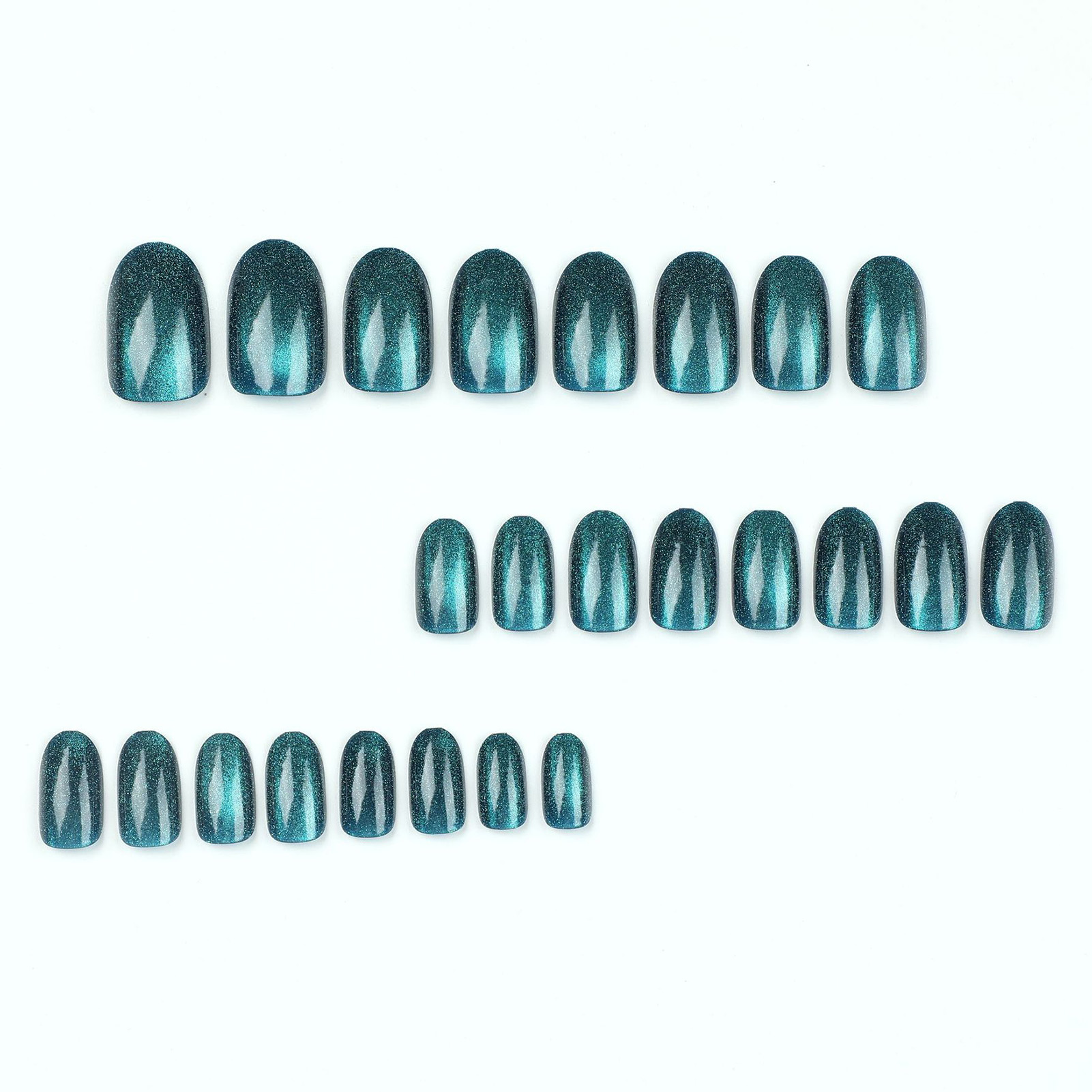 Blue Cat Eyes Resin Nail Exten - Nail Art Extension Cat Eye recension och pris