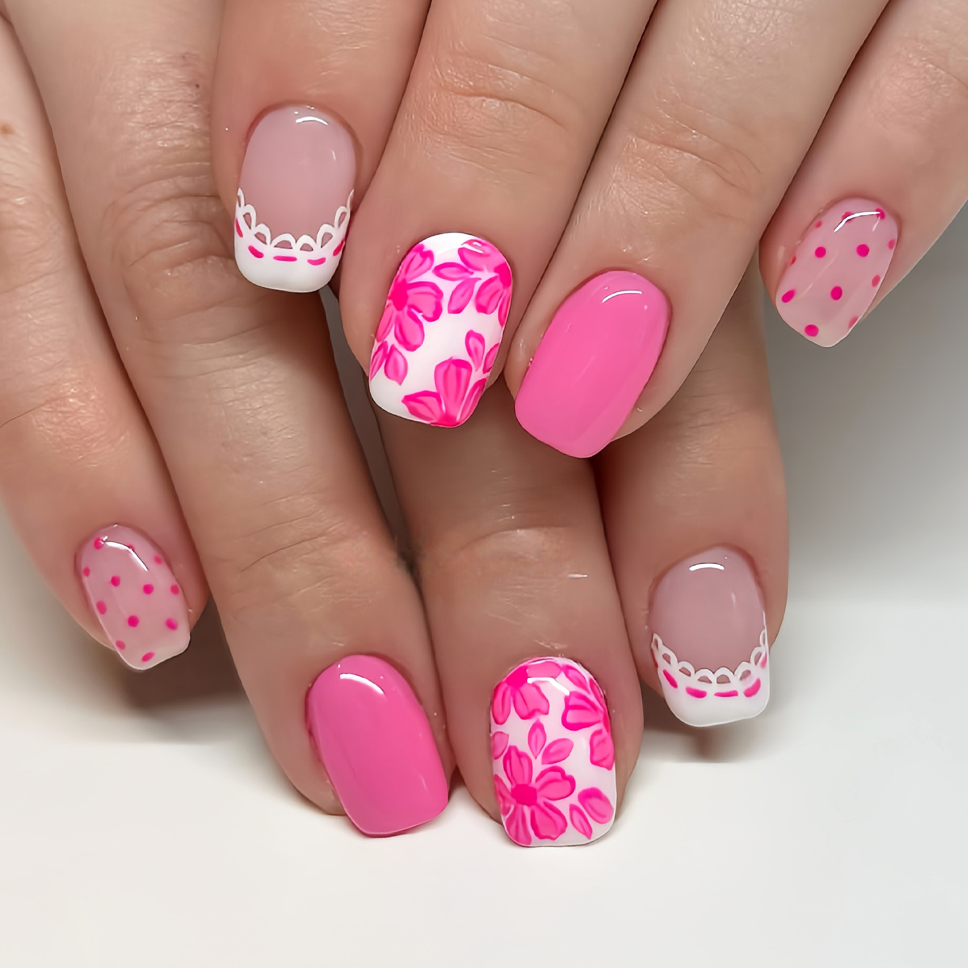 Short Square fake nails for wo - Nail Art Fake Nails recension och pris