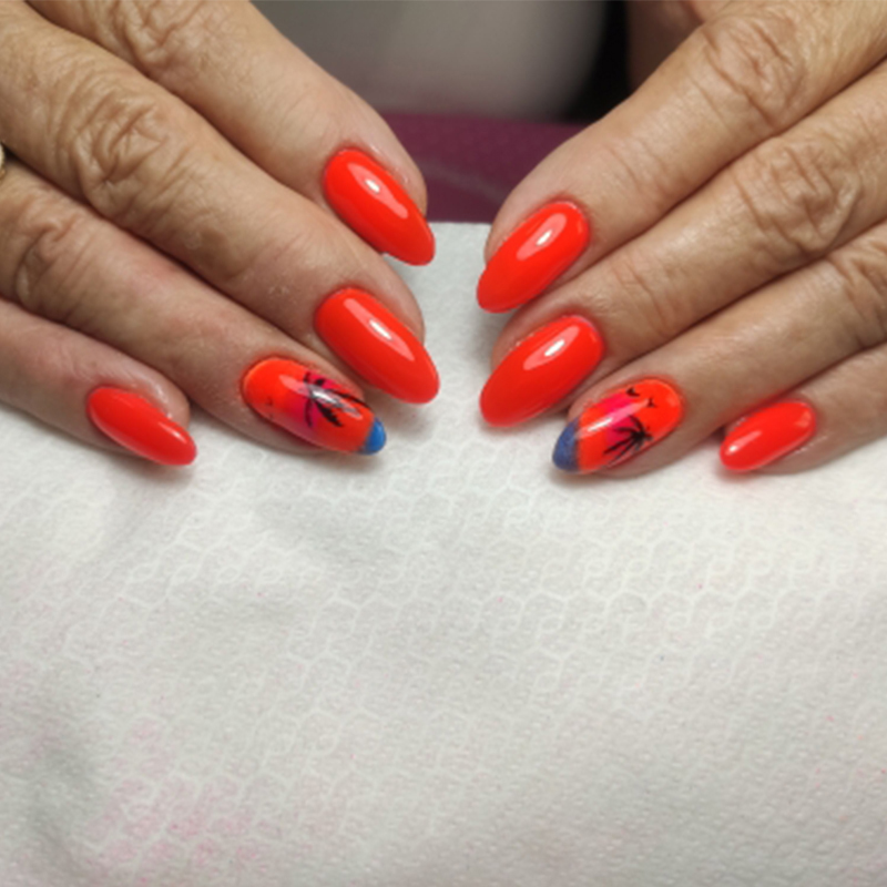 OXXI 8ml Semi-permanent Varnis - Nail Art Orange recension och pris