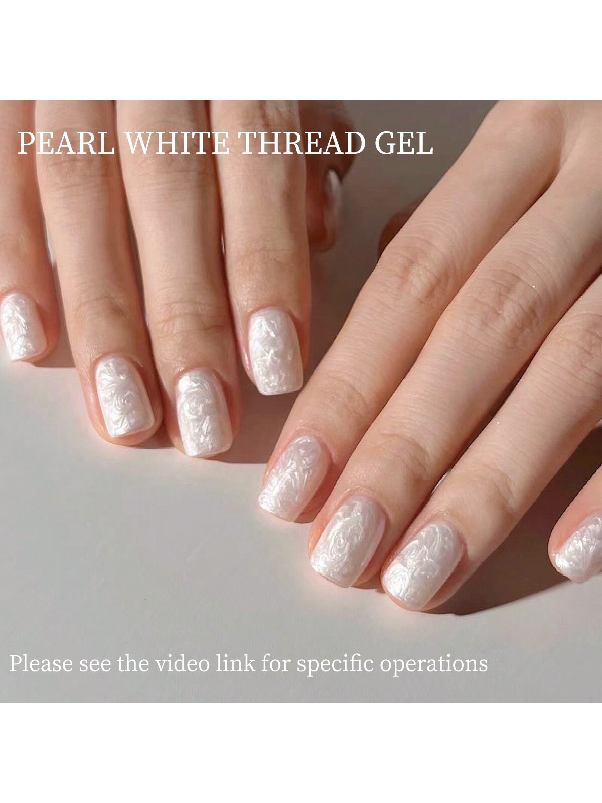 15ML Pearl White Thread Gel Na - Nail Art Orange recension och pris