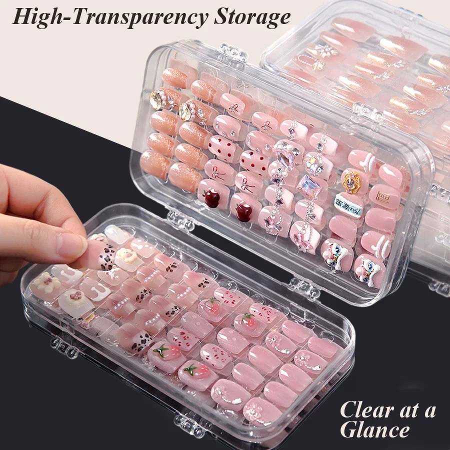 Clear Foldable Press On Nail S - Nail Art Quotes recension och pris