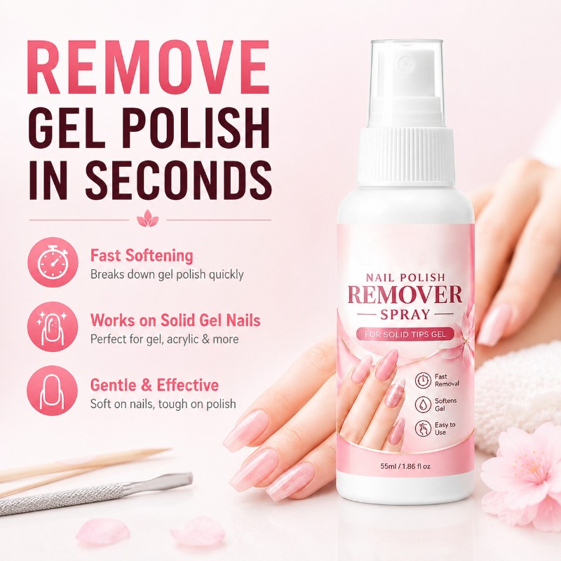 Nail Remover Spray Solid Nail  - Nail Art Fake Nails recension och pris