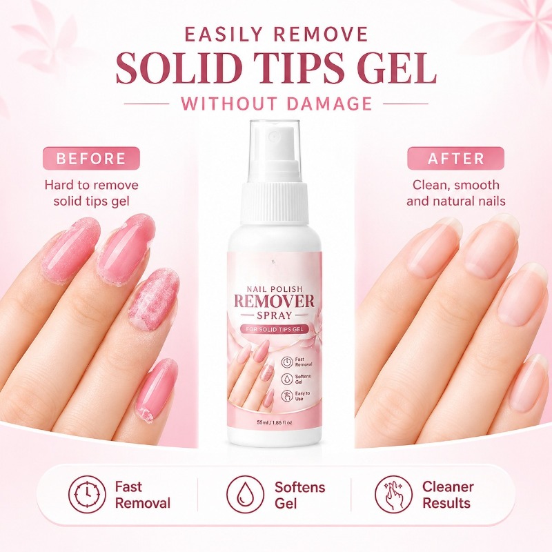 Nail Remover Spray Solid Nail  - Nail Art Fake Nails recension och pris