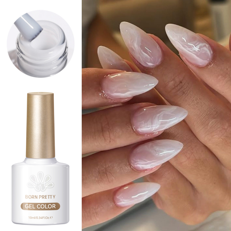 BORN PRETTY 10ml Milky Jelly W - Nail Art Orange recension och pris
