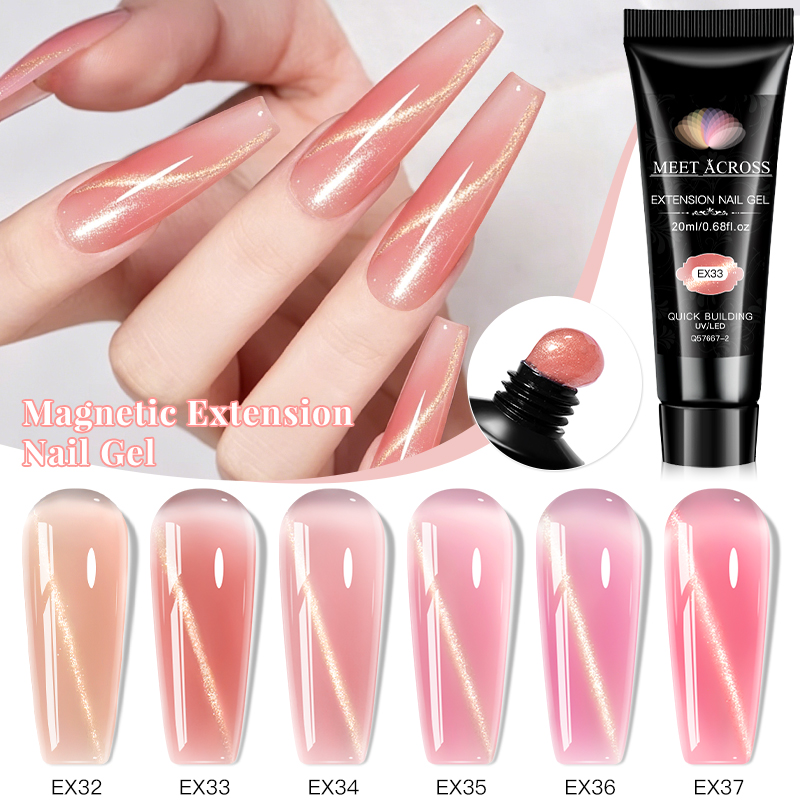 20ml Nude Pink Magnetic Cat Ey - Nail Art Extension Cat Eye recension och pris