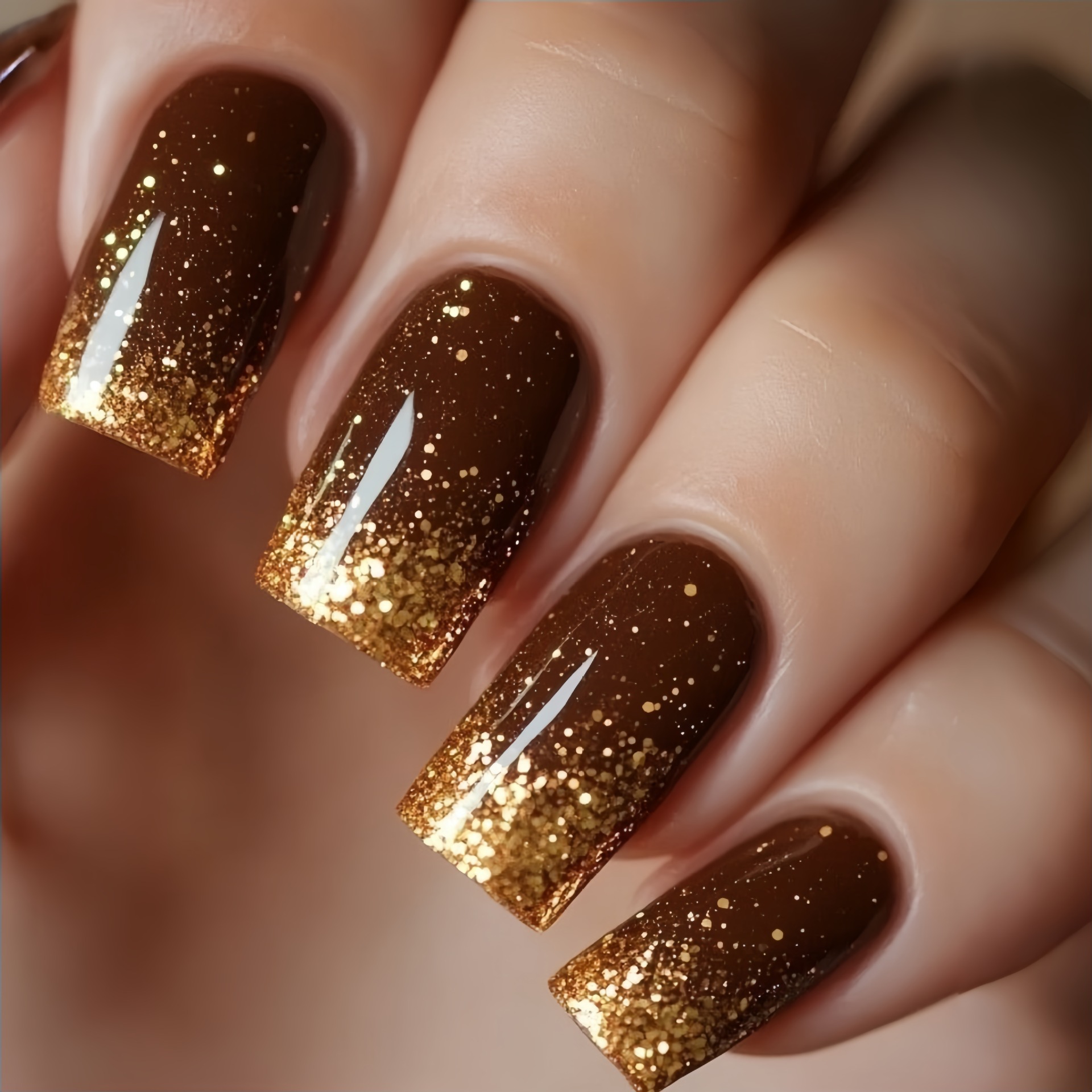 Short Medium fake nails Gradie - Nail Art Fake Nails recension och pris