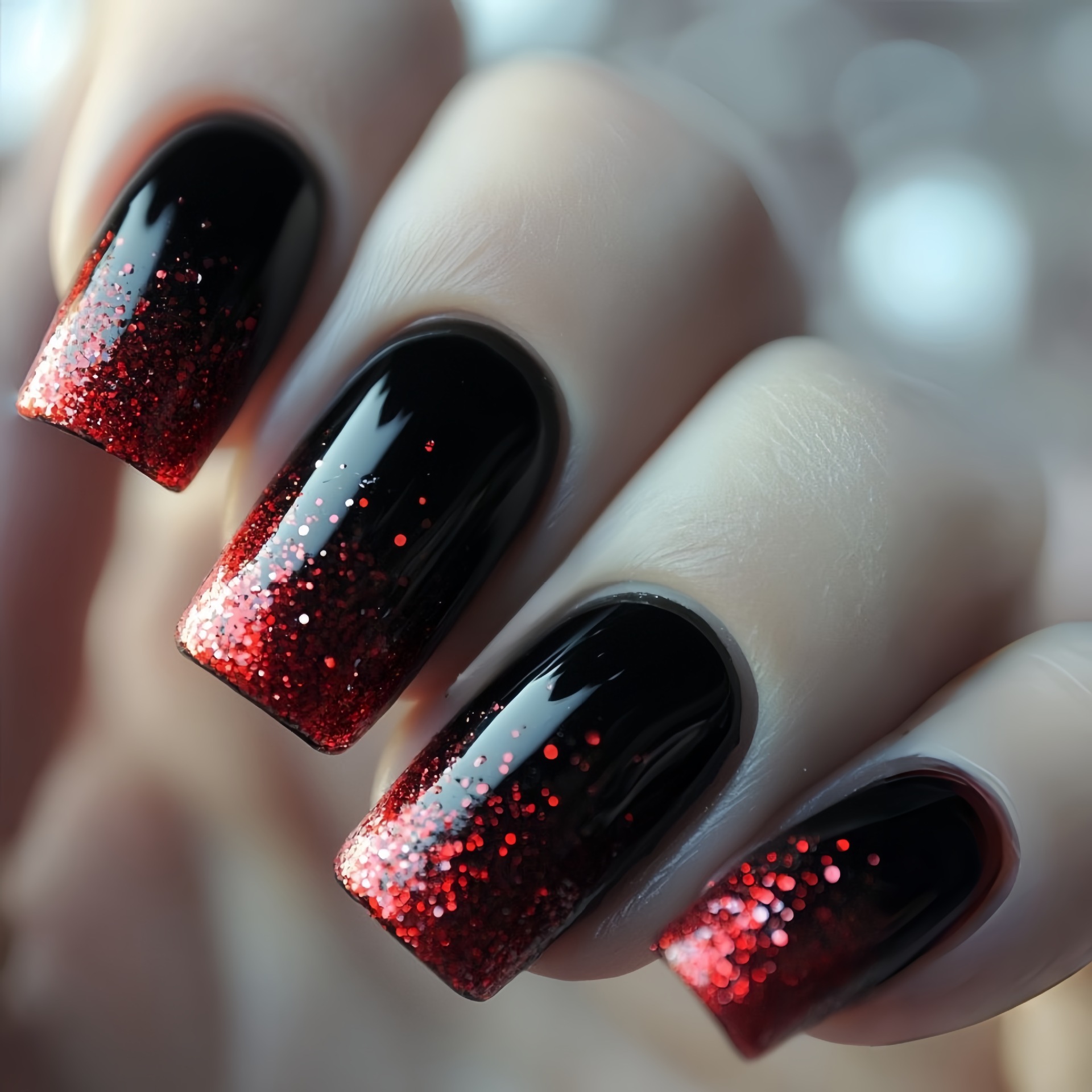 Short Medium fake nails Gradie - Nail Art Fake Nails recension och pris