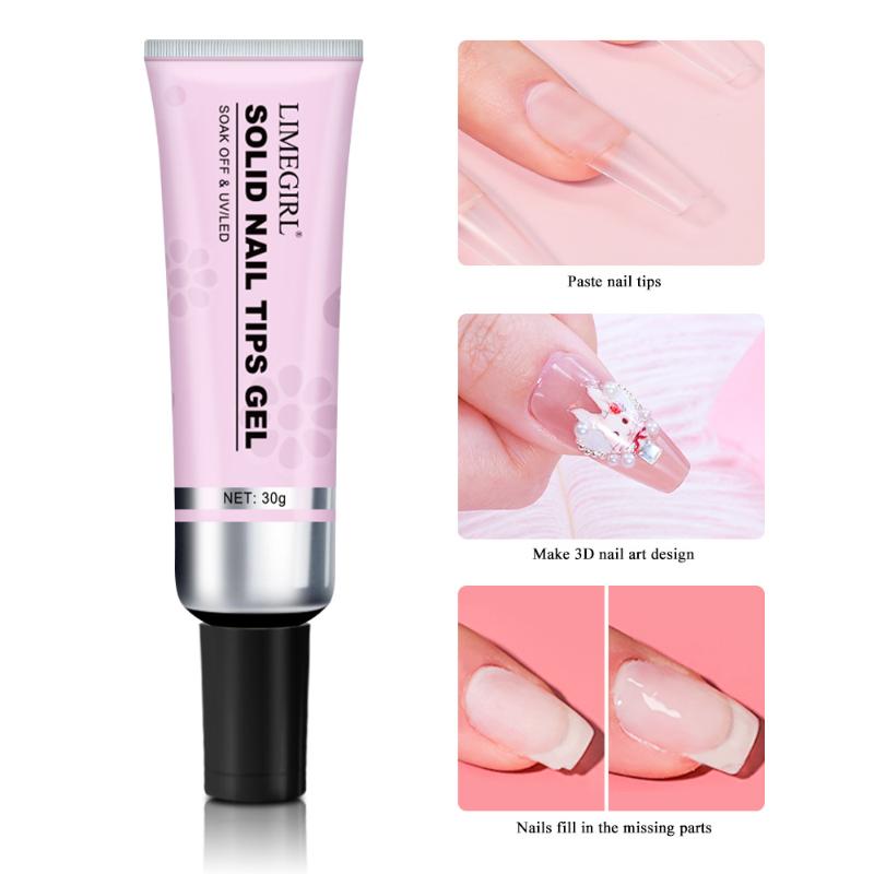 30g Soft Transparent Nail Tips - Nail Art Fake Nails recension och pris