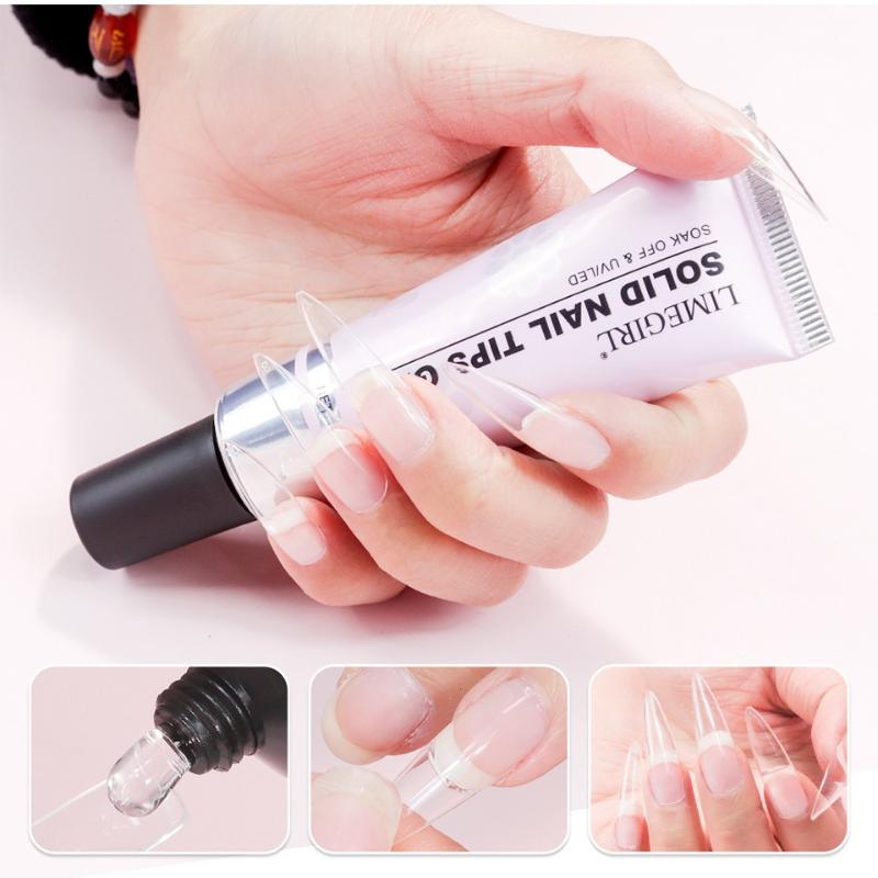 30g Soft Transparent Nail Tips - Nail Art Fake Nails recension och pris