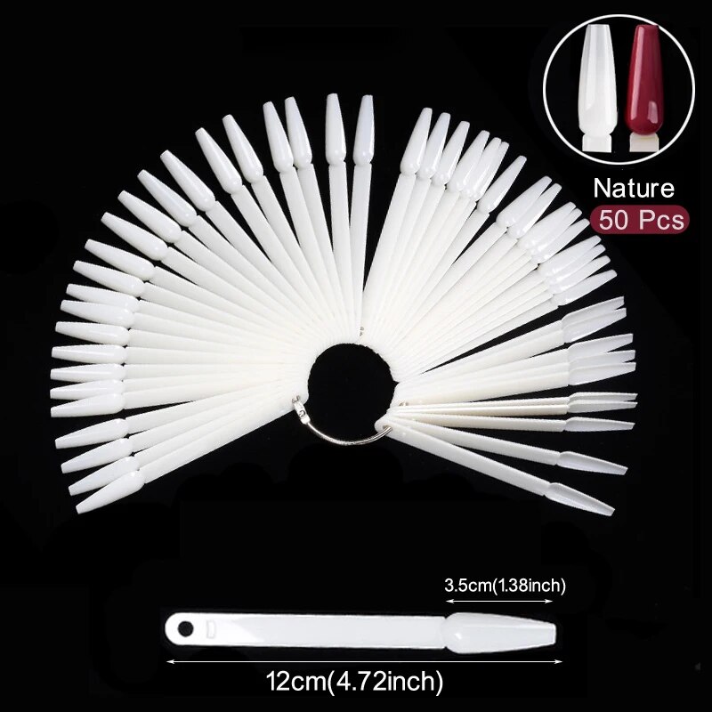 Nail Display Sticks Clear Natu - Nail Art Quotes recension och pris