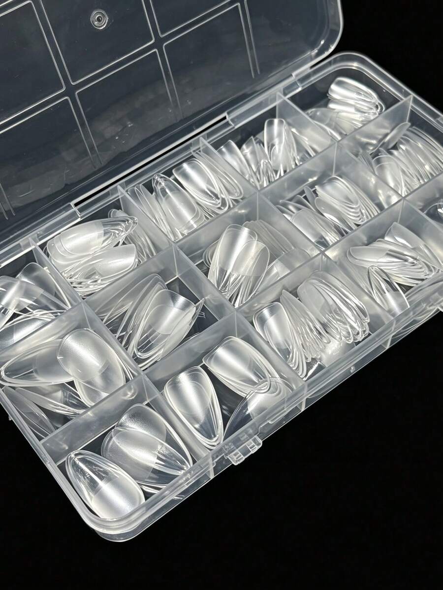 330pcs Short Almond Acrylic Ma - Nail Art Fake Nails recension och pris