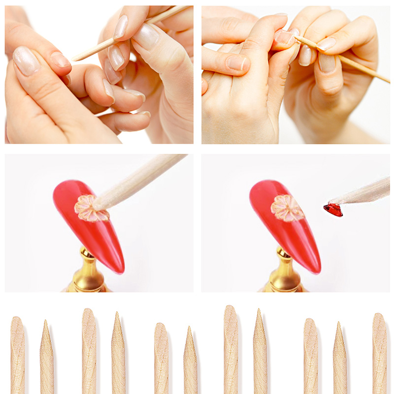 Nail Cuticle Pusher Orange Woo - Nail Art Orange recension och pris
